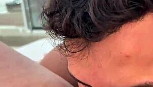 Chubby Latina Sucks Monster Cock Quickie Cums In Mouth After Deepthroat