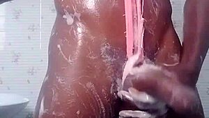 Just chilling and playing around under the warm shower spray today