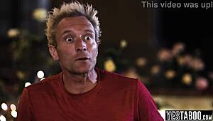 two guys doggystyle rail bully's petite blonde teen stepdaughter hard