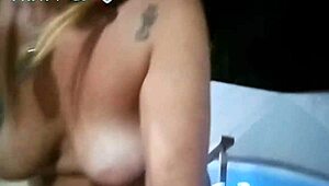 got so horny after video call with paty bumbum had to finger in pool 💦👯