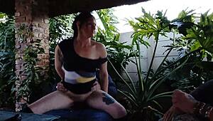 whoa 😲 what the hell just went down with that fat muscular babe fingering her sexy tattooed body?? 🤯