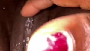 anal plug slips in easy, watch my pussy squirt wildly