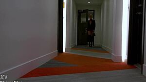 Blonde whore deepthroats bbc then rides to creampie finish