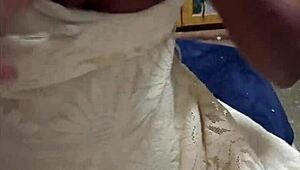 yo check this black 18+ cutie slurping white guy's cock with her perfect big tits