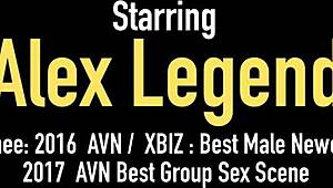 juiciest redhead taylor nicole's bootylicious ass drains alex legend's cock!