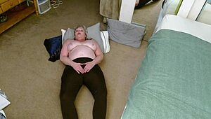 Dawnskye1962 Wiggles Fat Ass in Dirty Leggings Early Morning Tease for Garry