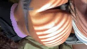 Str8rich Pounds Ebony Baddie's Wet Tight Creamy Pussy Doggystyle Bent Over