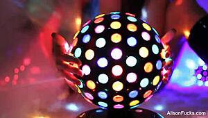 Alison tyler flaunts her massive boobs in solo nude tease