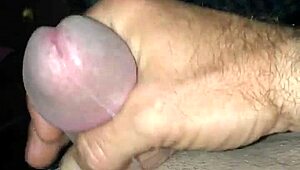 guy stroking his throbbing cock desperately horny
