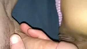 specific amateur couple records their casual home moments and daily interactions together lovingly