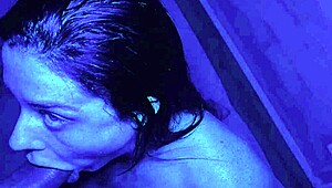 brazilian muscle latina deepthroats big cock then takes creampie doggystyle pov