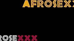 oh wow this leggy ebony in fishnets fucks so horny n cums hard