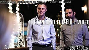 two guys doggystyle rail bully's petite blonde teen stepdaughter hard