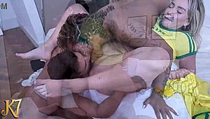 met two hot colombian blondes in brazil and fucked both their big cocks