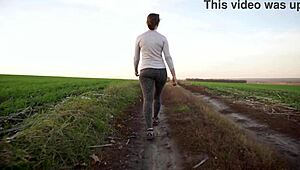 worship this milf's juicy ass in tight leopard leggings! 🍑🔥