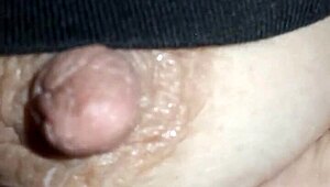 Mature Italian Squirts Milk from Huge Hot Tits Explosively