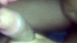 my wife drops to her knees for some casual oral fun right there