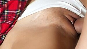 young pretty college wife tickled close-up by mature man pov fucking pussy