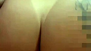 Brazilian Wife's Big Ass Gaped First Time Anal Fuck