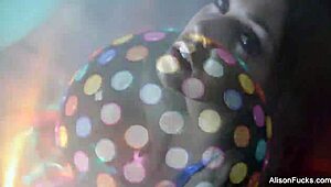 Alison tyler flaunts her massive boobs in solo nude tease