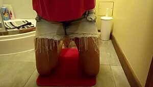 LOTS OF WETTING MYSELF IN LINGERIE WITH CRAZY TOY MASTURBATION ON BED