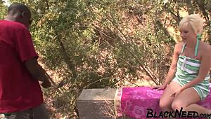 Blonde Student Shudders in Ecstasy from BBC Facial After Sloppy Deepthroat and Rough Anal