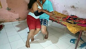 Indian girlfriend craves boyfriend's thick cock pounding her tight hole!