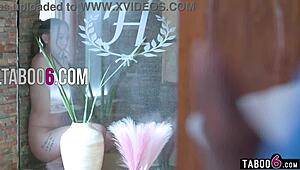 black manager makes korean cheerleader squirt monster cock