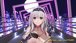 heart races with novr mmd noel dance 3d hololive hentai emotional thrill overload