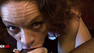 shaundam’s big black cock tempts fellatio master into cum feast