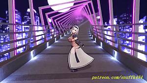 heart races with novr mmd noel dance 3d hololive hentai emotional thrill overload