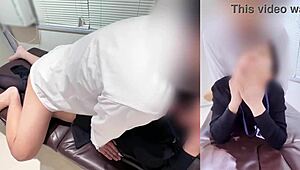 Feisty Inexperienced OL Creampie Sex Practice at Office Lunch