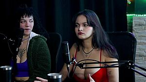 dad saw her nude vid now she takes brutal pussy pounding publicly