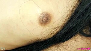 Classic Brunette Beauty Shows Sexy Body