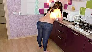 wanna see big stepmom's ass take stepsons monster cock deep?