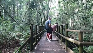 wild sex in eden garden nearly gets us caught 😏🌳