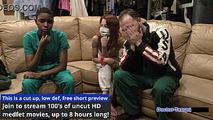 Dr Tampa pukul memek botak Jewel malam handcuff stranger