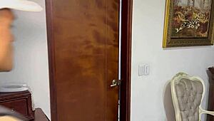 Latina Milf Stepmom Rides Stepson's Big Ebony Cock