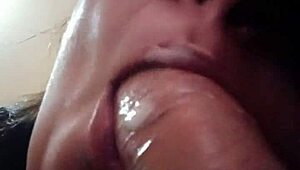 fat latina bbw slurps masked exotic monster cock sloppy deep