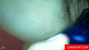 this amateur babe fingers her dripping pussy nonstop