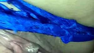 Colombian Bride Brunette Pushes Panties Aside For Deep Ass Fucking