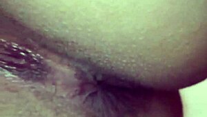 Colombian Bride Brunette Pushes Panties Aside For Deep Ass Fucking