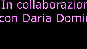 Italian femdom slave licks feet in humiliation and submission bdsm domination part two