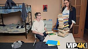 hey student, wanna know how this big-titted russian tutor makes you pass all exams with her skills?