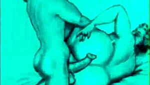 vintage erotic drawings showcase retro hardcore scenes