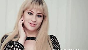 Blonde Milf Takes Bbc Deep In Face Play