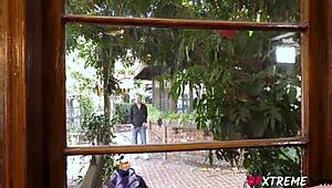 Bethany Benz Worships White Cock with Ebony Deepthroat and Ride