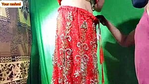 Indian Wife Takes Hardcore Wedding Night Anal Doggy