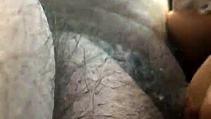 hot latina babe drops to knees and swallows thick cum load down her throat