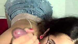 Debora Mendes Gives Sloppy POV Deepthroat to Monster Cock Before Facial Cumshot!